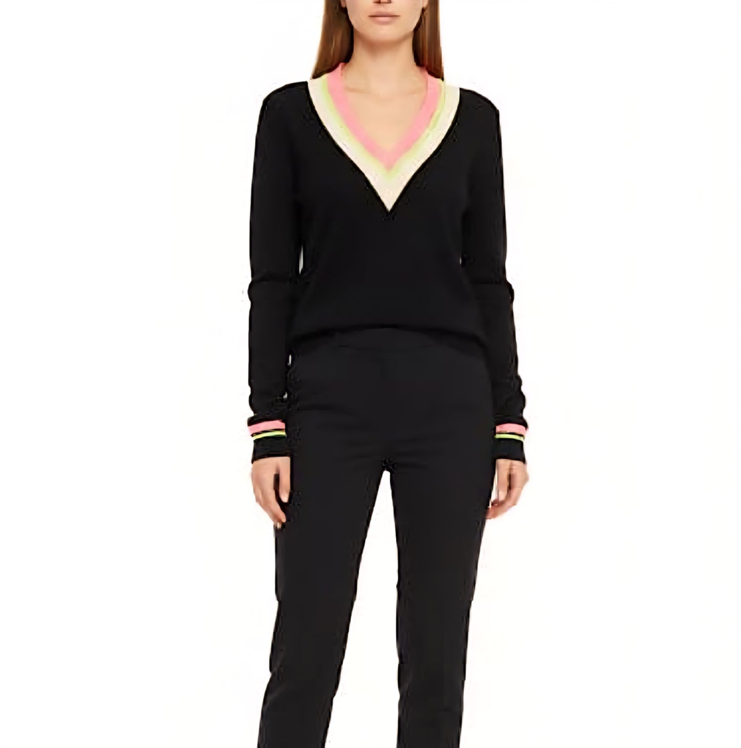 Maglia filo scollatura V