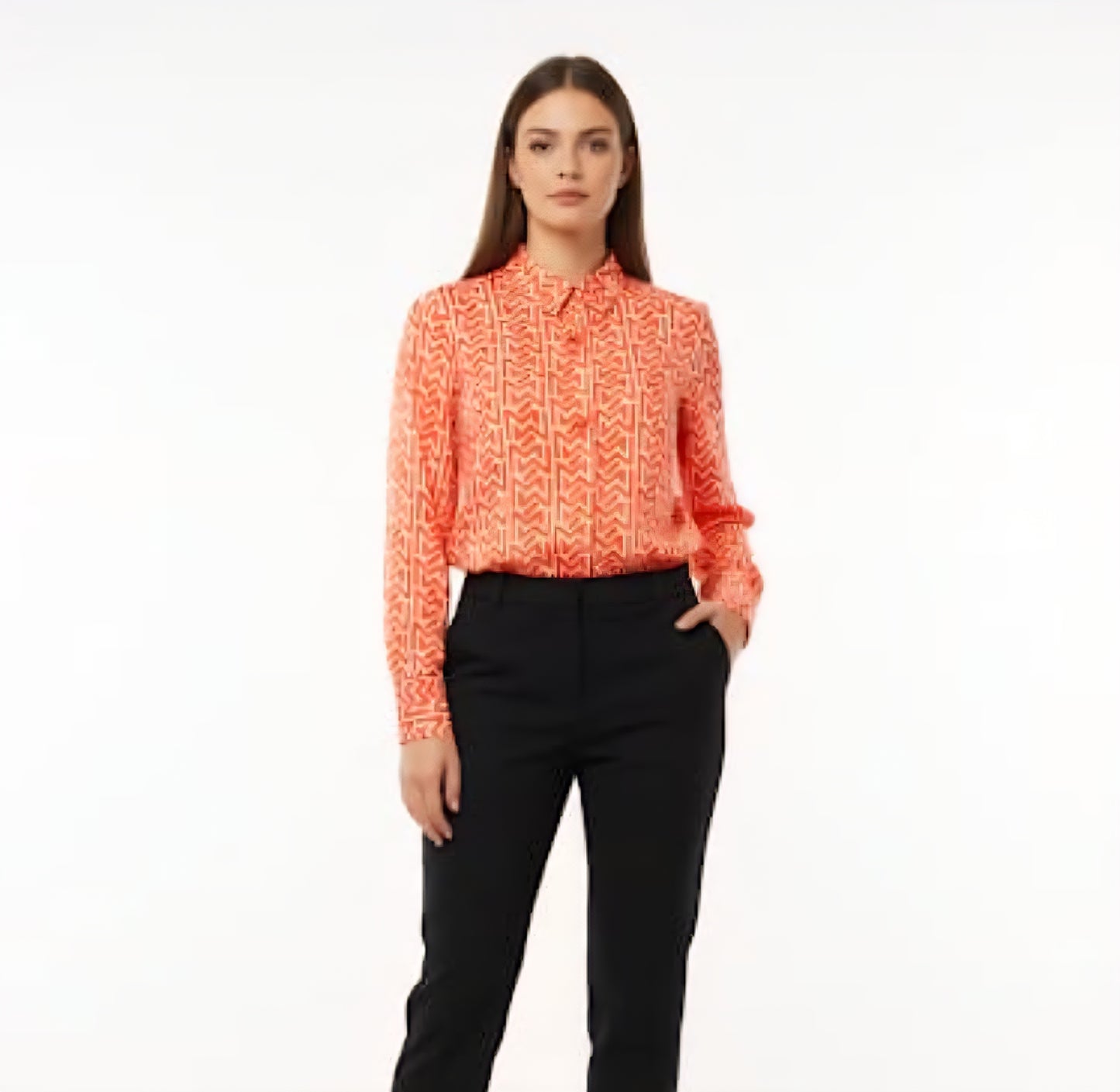 Camicia stampa gerometrica