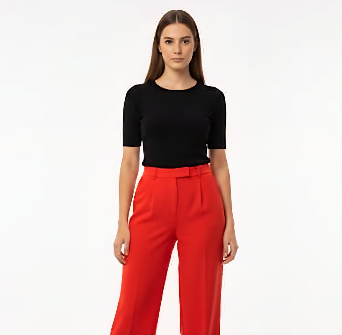 Pantalone morbido rosso