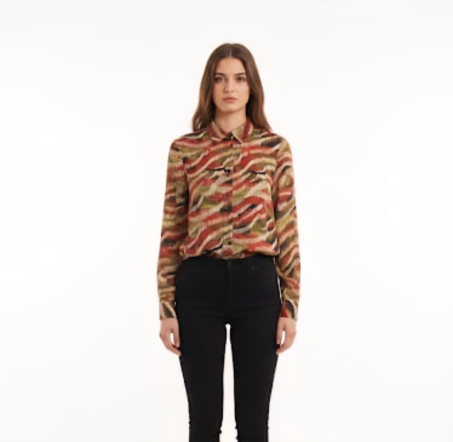 Camicia multicolor